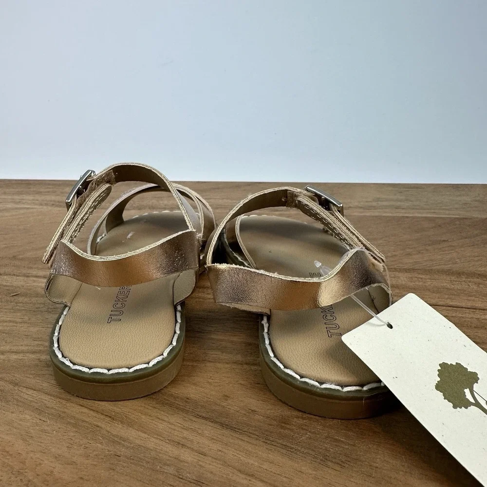 New‎ Little Kids Girls Tucker & Tate Tarya Rose Gold Glitter Sandals Size 5 C